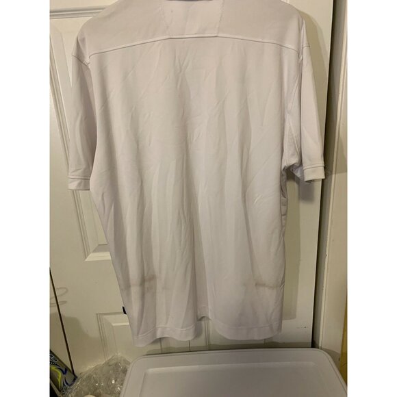 POLO GOLF SHIRT by‎ GOLFKNICKER.COM MEN'S Sz L White Pro Celebrity - Picture 8 of 8